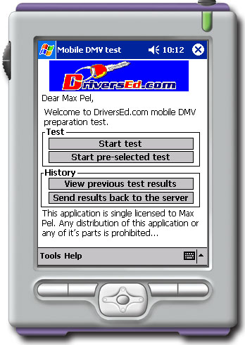 PocketPC Screen 1