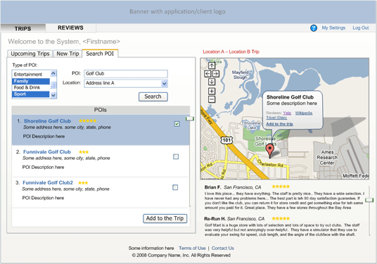 Geospacial Travel Planning