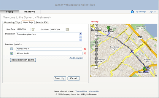 Geospacial Travel Planning