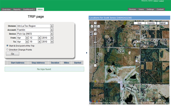 Geospatial Dashboard
