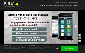 iPhone application builder