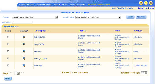 Data Warehouse Reporting Portal Implementation